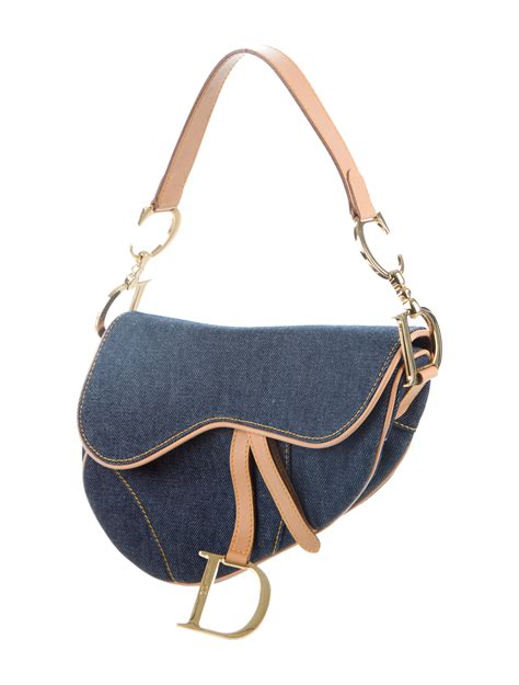 christian dior's saddle handbag|christian dior denim saddle bag.